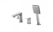 LEMARK Смеситель на борт ванны Bronx, 3 отверстие, хром LM3745GM