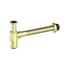 Сифон для раковины WONZON & WOGHAND, Брашированное золото (WW-88SS102-BG)