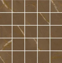 Мозаика Kerranova Marble Trend 307x307 мм, MR, Pulpis, коричневая