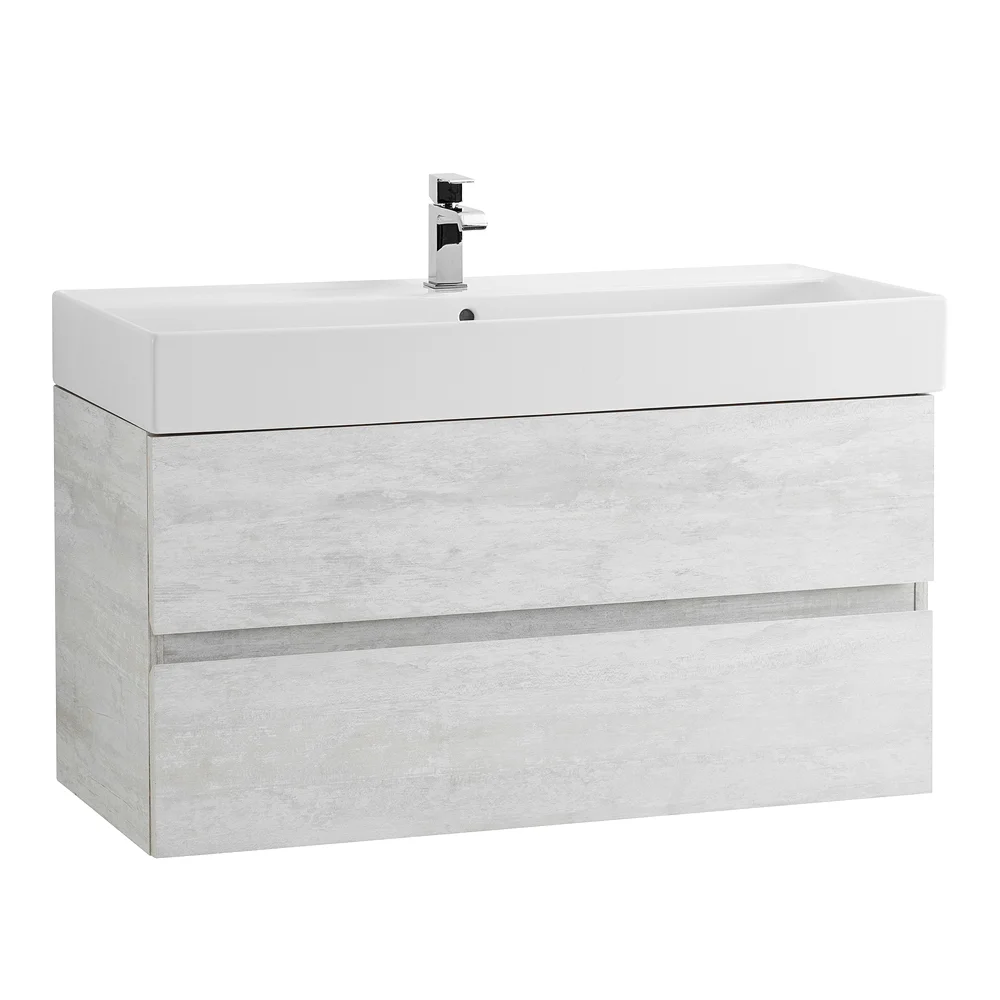 Приобрести cezares тумба подвесная с раковиной molveno 46 80 см legno bianco, белый глянец molveno 46-80-2c-so-lb
