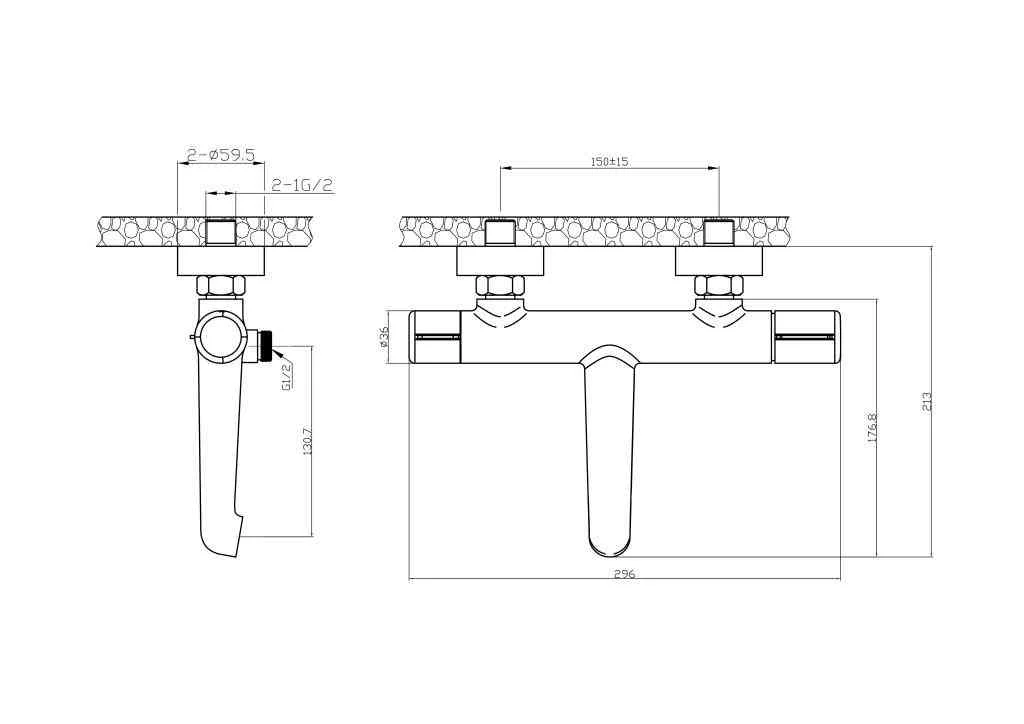 Приобрести belbagno смеситель для ванны uno, черный uno-vasm-nero