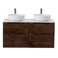 BelBagno Тумба со столешницей ETNA-H60 140 см, подвесная Rovere Moro