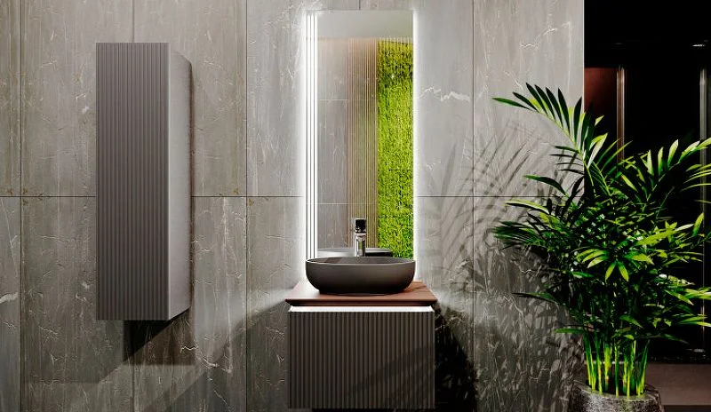 Приобрести jorno зеркало strong 80 см, с подсветкой, датчик движения, белое