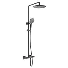 Vincea Душевая стойка Desire, термостат, оружейная сталь VSFS-1D0TGM