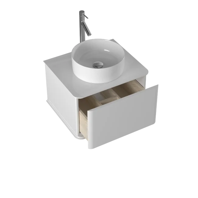 Приобрести briz тумба подвесная с раковиной rome 60 см, белая глянцевая т18-60
