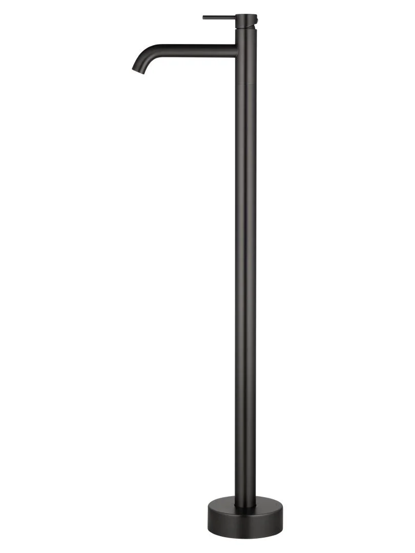 Приобрести смеситель для раковины напольного монтажа wonzon & woghand stick, темный графит (ww-88649905-bgm)