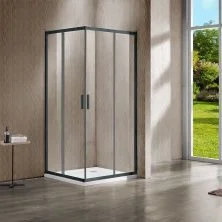 Vincea Душевое ограждение Garda 100х120 см, прозрачное, оружейная сталь VSS-1G1012CLGM
