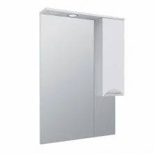 AQUA DE MARCO Зеркало-шкаф ELEGANSE 70 см, правое, белый\хром 1070CELE/R