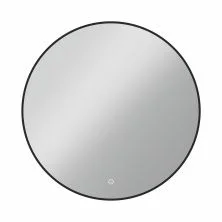 Vincea Зеркало 80х80 см, с led подсветкой, сенсор, диммер, черное VLM-3DE800B