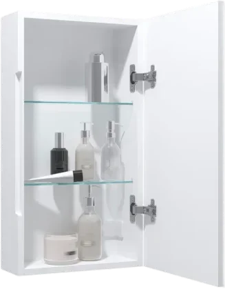 Приобрести continent зеркало шкаф с подсветкой allure 35х65 см, сенсорный включатель, правосторонее,белое