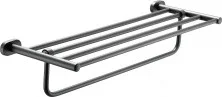 Полотенцедержатель с полкой Vieir V5119G серый
