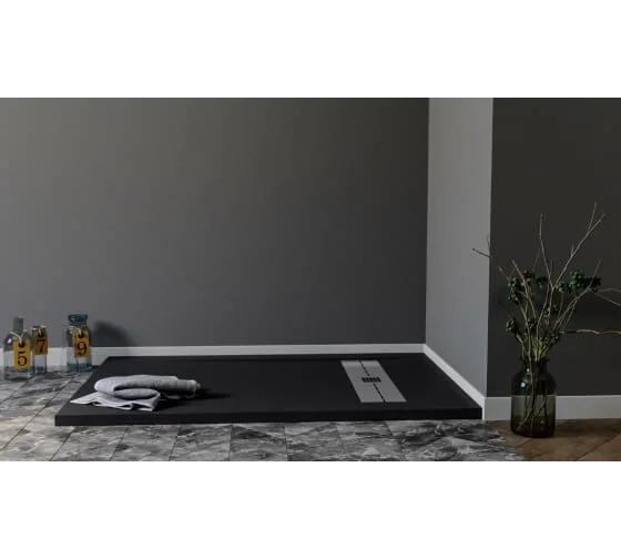 Приобрести aquanet душевой поддон delight 120х80 см, черный