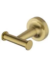 Двойной крючок для ванной WONZON & WOGHAND SIMPLE, Брашированное золото (WW-6525-BG)