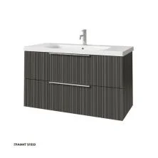 Caprigo Тумба с раковиной RAIN 100 см, графит