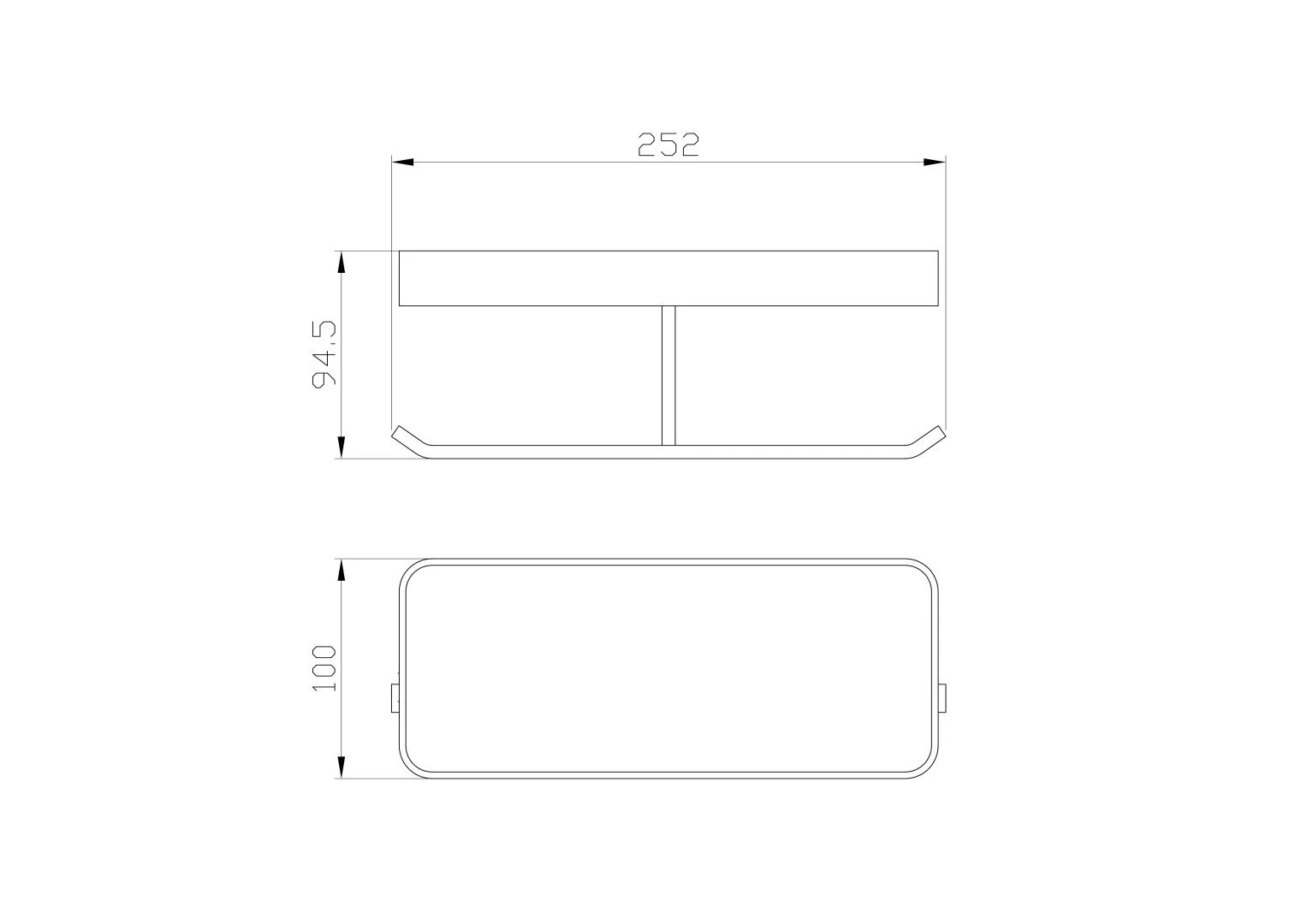 Приобрести двойной держатель для туалетной бумаги с полкой wonzon & woghand lotte, темный графит (ww-8356a-bgm)