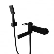 IDDIS Смеситель для ванны Slide 217мм, черный матовый SLIBL00i02