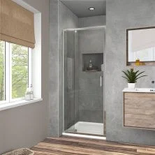 Vincea Душевая дверь Intra 90\100 см, прозрачное, хром VDP-1I9010CL