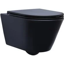 Aquanet Подвесной унитаз Lake LAKE-WB черный матовый