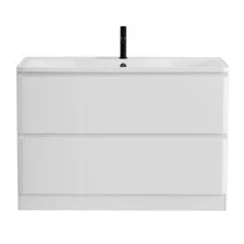 BelBagno Тумба с раковиной ALBANO 120 см, напольная Bianco Lucido, белая раковина