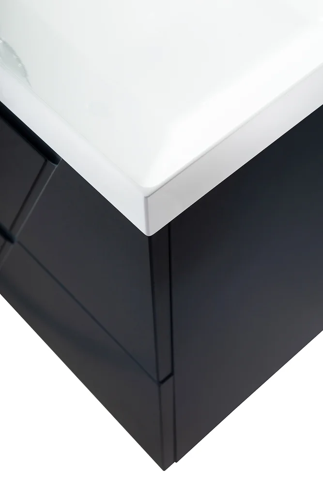 Приобрести belbagno тумба с раковиной vittoria 90 см, подвесная grigio opaco, белая раковина