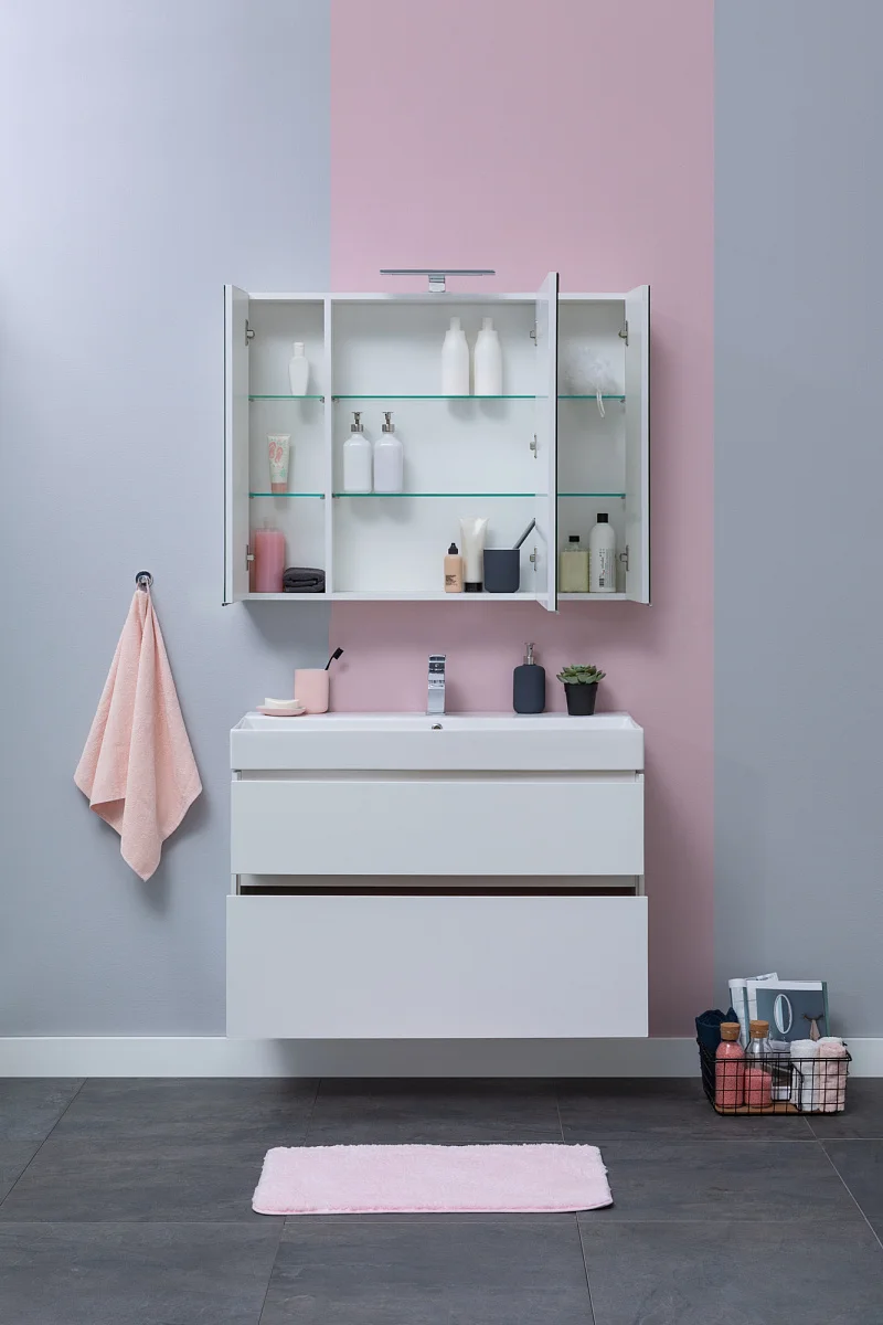 Приобрести aquanet тумба с раковиной бруклин 85 см, белая 00212598