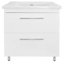 Loranto Тумба напольная с раковиной Karina 70/2Н 70х85 см, белая (CS00086523)