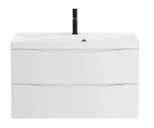 Тумба подвесная с раковиной BelBagno MARINO-900-2C-SO-BO-P 90 см, Bianco Opaco