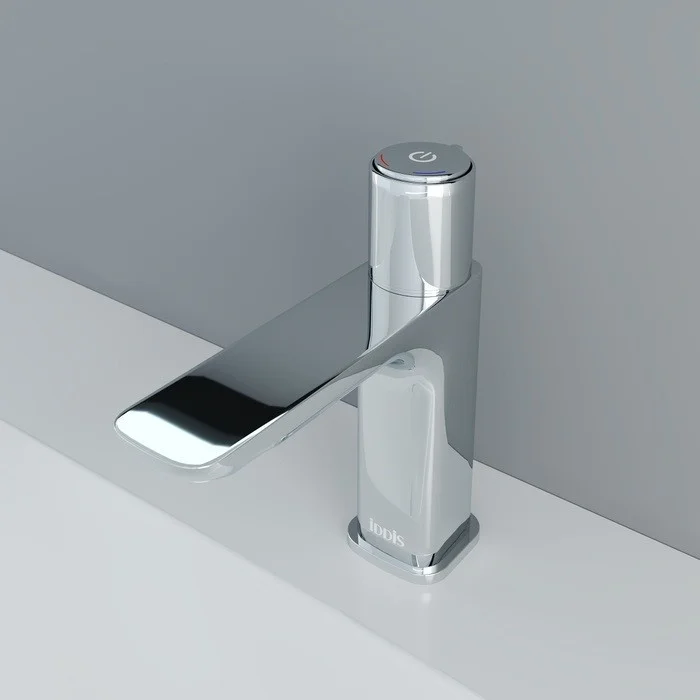 Приобрести iddis смеситель для раковины slide push control 182мм, хром slisbbti01