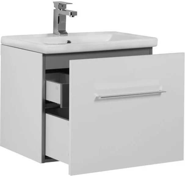 Приобрести aquanet тумба с раковиной порто 60 см, белая 00212576