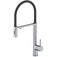 Смеситель для кухни с гибким изливом и подключением фильтра WONZON & WOGHAND, Хром (WW-458028-CR)