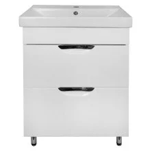 Loranto Тумба напольная с раковиной Стиль- 60/2 Н "Соло" 60х88 см, белая (CS00091378)