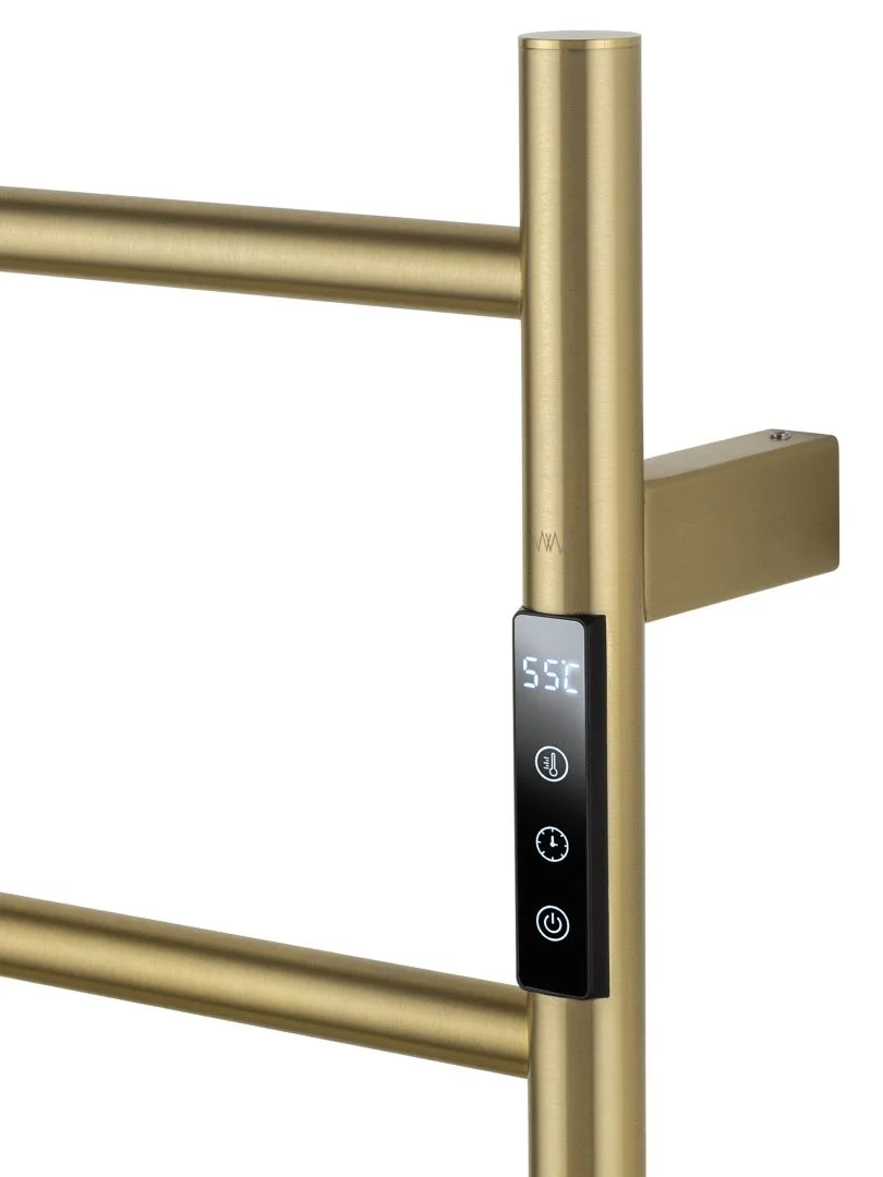 Приобрести полотенцесушитель электрический wonzon & woghand bonn, брашированное золото (ww-al405-bg)