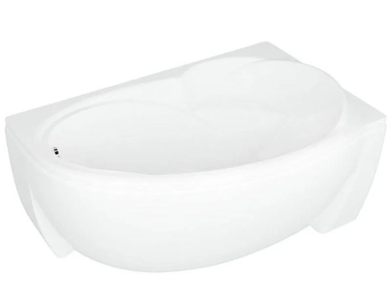Приобрести акриловая ванна асимметричная aquatek бетта r 150x95 см