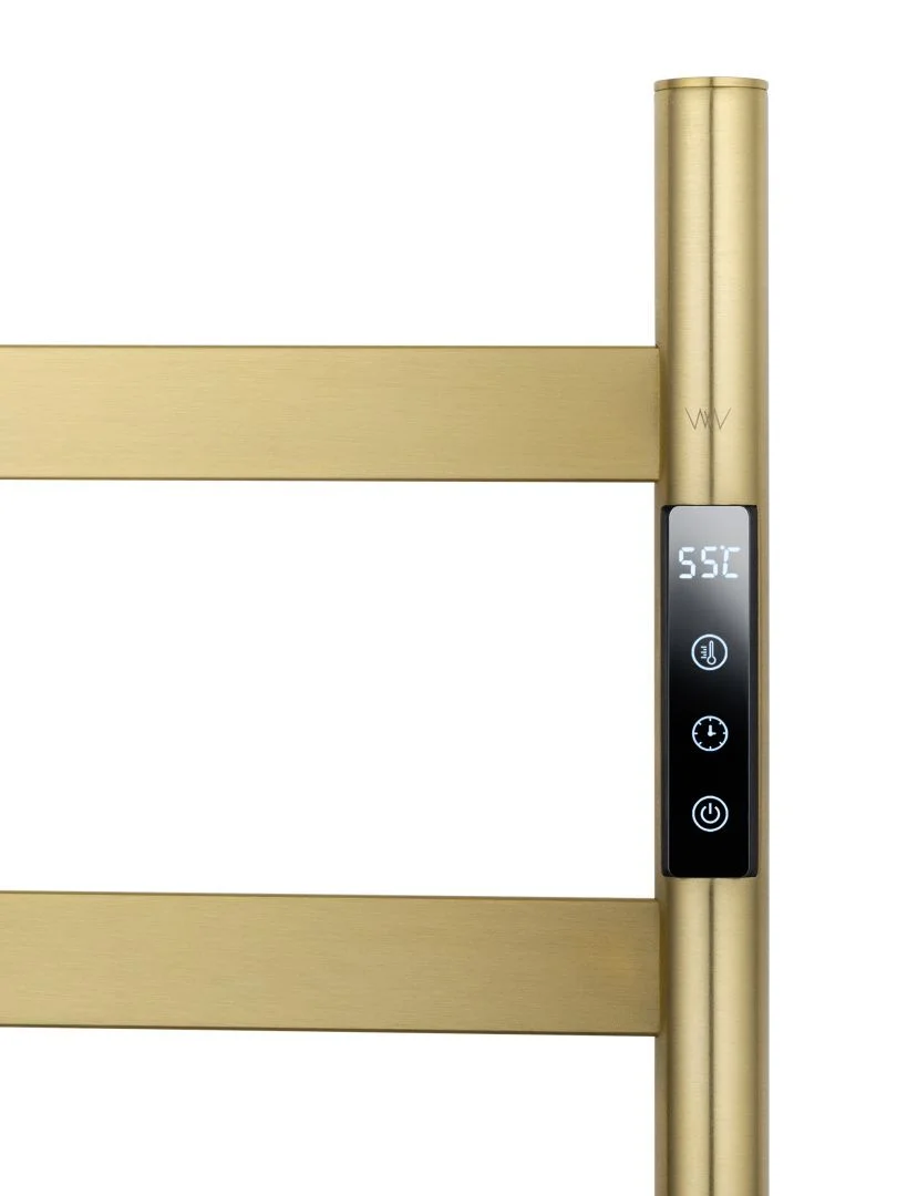 Приобрести полотенцесушитель электрический wonzon & woghand essen, брашированное золото (ww-a405-bg)