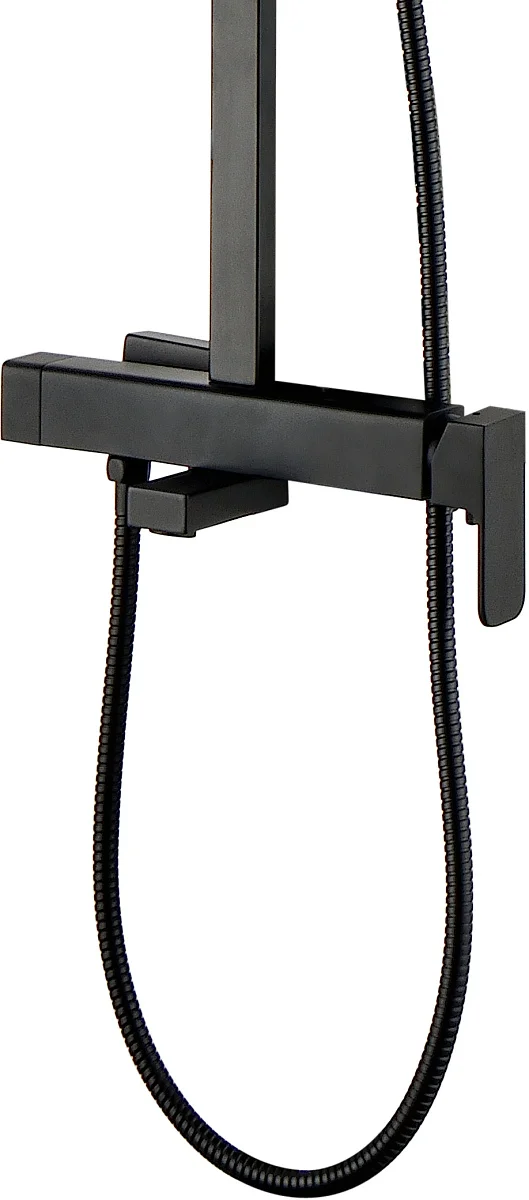 Приобрести aquanet душевая стойка gotic 120 см, черная af440-72-s-b