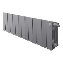 Royal Thermo Радиатор биметаллический Pianoforte 200 /Silver Satin ( серебристый ) VDR - 14 секц.