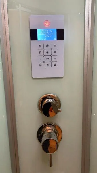 Приобрести frank душевая кабина f610r с паром, правостороняя