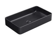 Hayzburg Накладная раковина чаша 61х35 см, черный матовый HB-0038MB