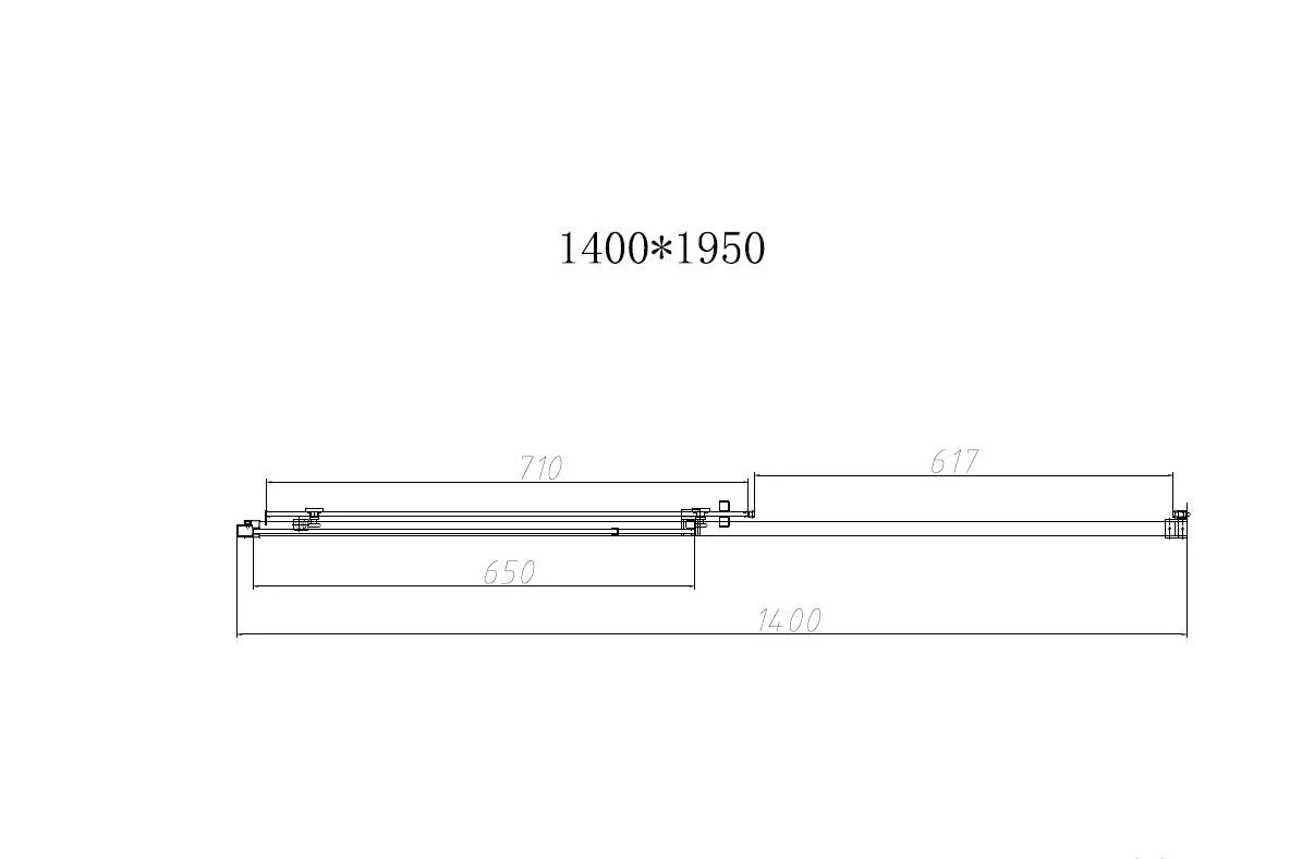 Приобрести vincea душевая дверь slim-n 140 см, прозрачное, оружейная сталь vds-4sn140clgm