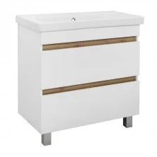 AQUA DE MARCO Тумба напольная с раковиной Sydney 80см. 2 ящика