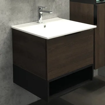 Приобрести сomforty тумба с раковиной "франкфурт-60" дуб-шоколадно-коричневый