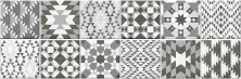 Плитка настенная Alma Ceramica Scandi 200x600, серая, узор