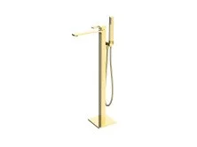 BelBagno Смеситель для ванны LUCE, напольный, золото LUC-FMT-ORO
