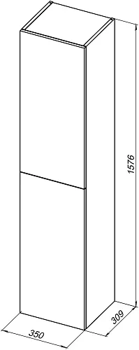 Приобрести aquanet пенал алвита new 35 см, серый