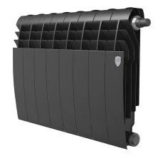 Royal Thermo Радиатор биметаллический BiLiner 350 /Noir Sable ( черный графит ) VR80 - 8 секц.