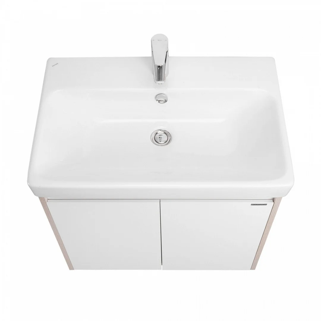 Приобрести акватон тумба c раковиной сканди 70 doors универсальная, белый/дуб верона