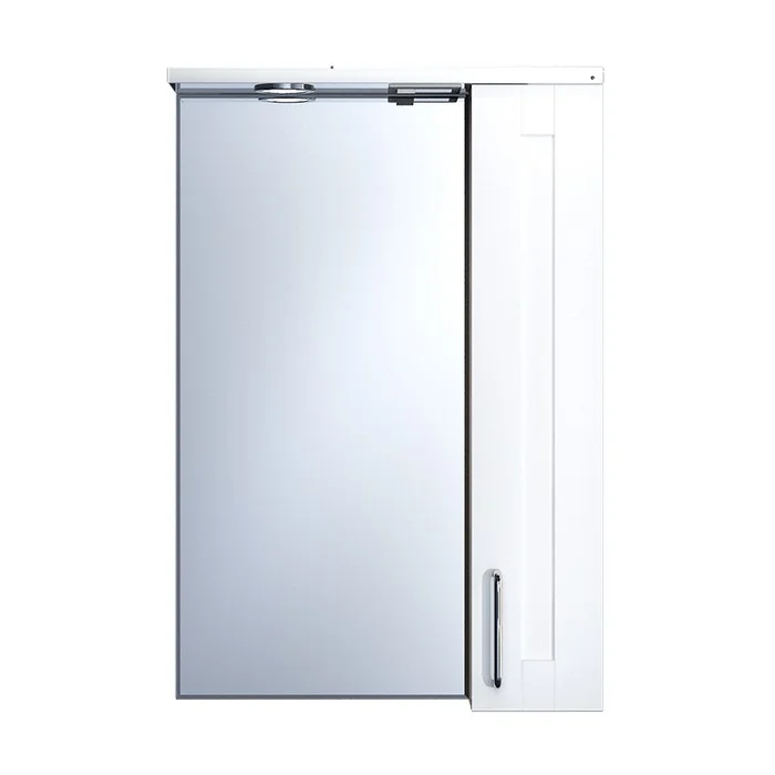 Приобрести iddis зеркало-шкаф sena 50х83,9см, с подсветкой, белый\под дерево sen5000i99