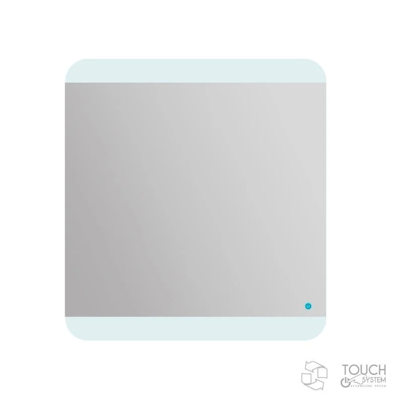 Приобрести cezares зеркало 65х70см, led подсветка touch system 45004