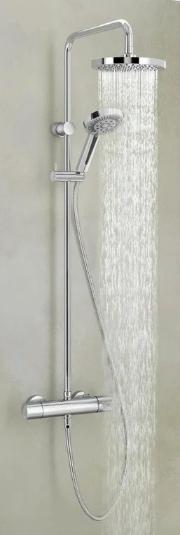 Приобрести kludi a-qa dual shower system душевая система с термостатом, арт. 6609505-00