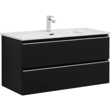 Aquanet Тумба с раковиной Вега 100 см, черный